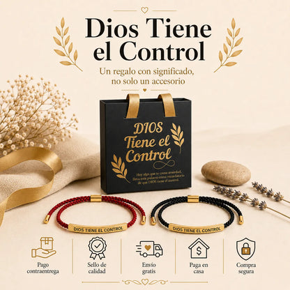 2 PULSERAS DIOS TIENE EL CONTROL