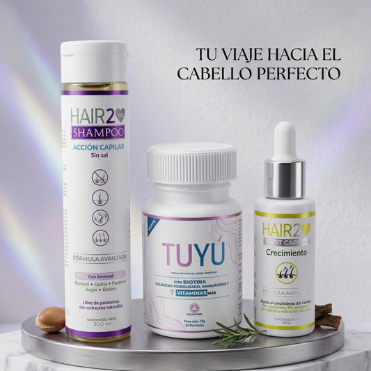 SI TU CABELLO SE CAE, SE DEBILITA Y NO CRECE COMO ANTES, YA NO BASTA CON SOLO LAVARLO