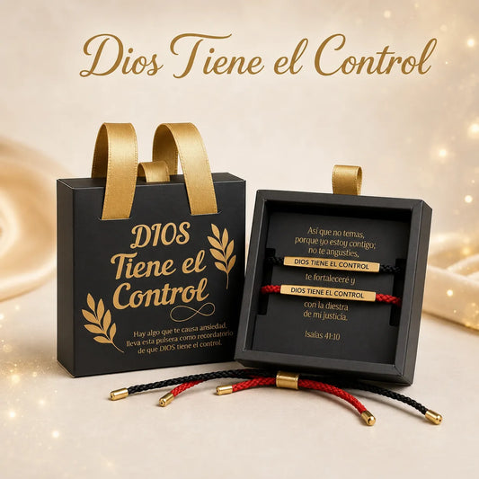 2 PULSERAS DIOS TIENE EL CONTROL