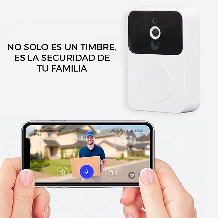 ✨ NUEVO TIMBRE INTELIGENTE CON CÁMARA WIFI 📹🏠