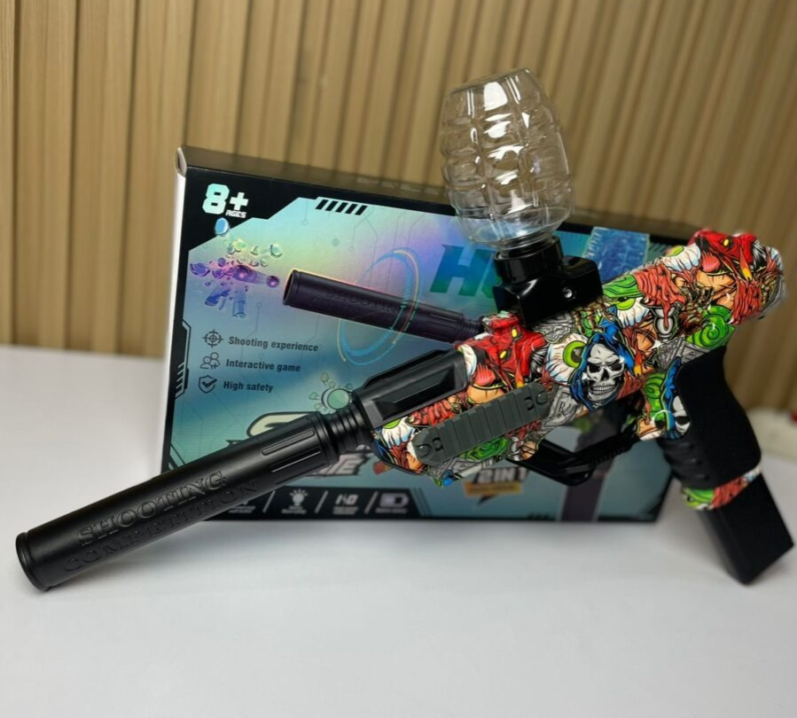 🔫🔫 PISTOLA DE HIDROGEL 2 EN 1 🔫🔫