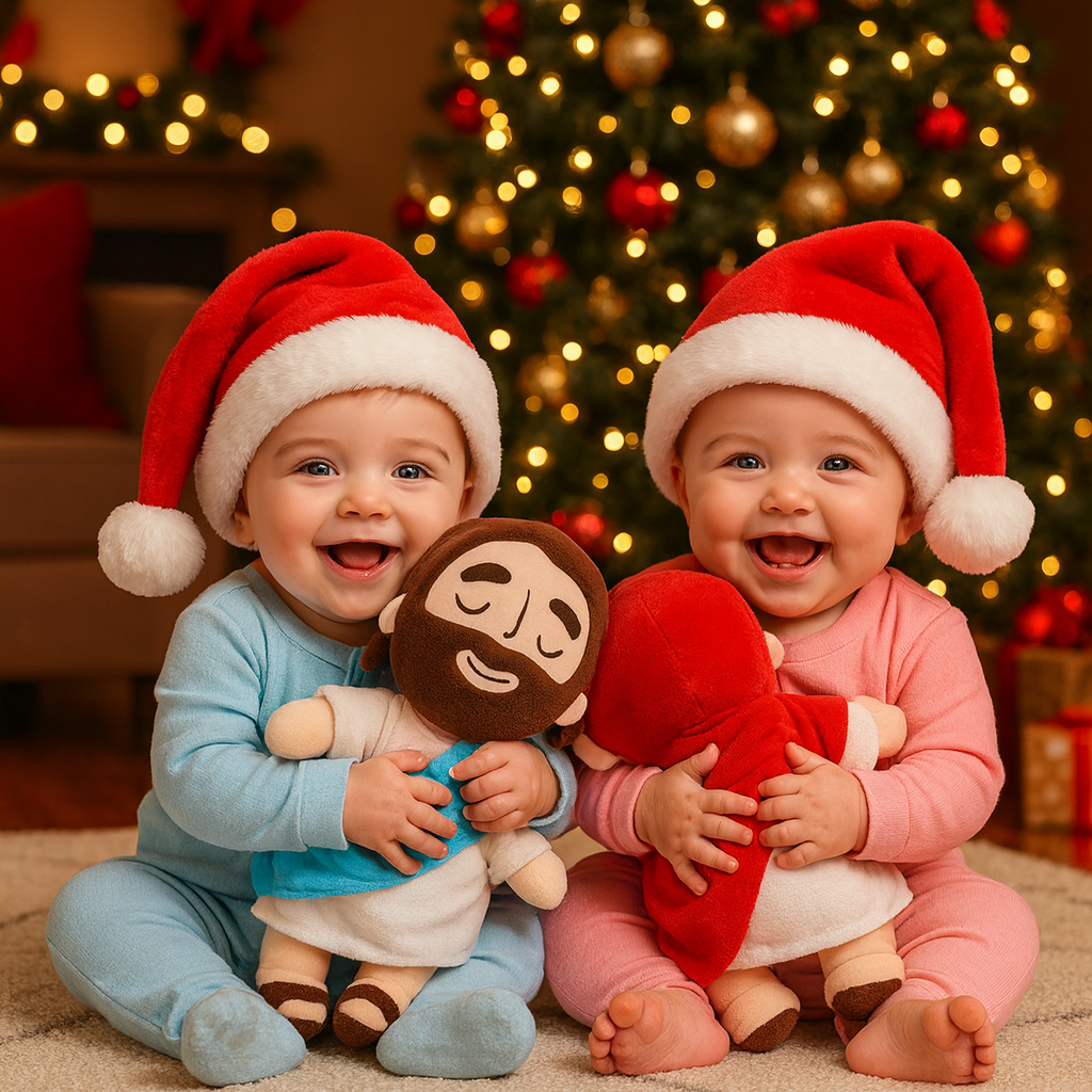 PELUCHE DE JESUS RELAJANTE  TRANQUILIDAD Y FE