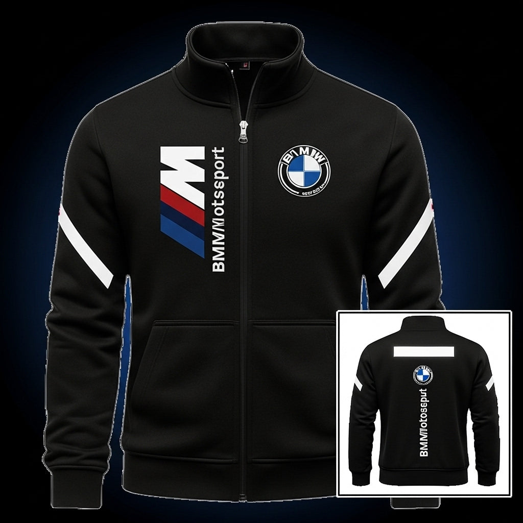 BUZO BMW REFLECTIVO ESTAMPADO CUELLO ALTO
