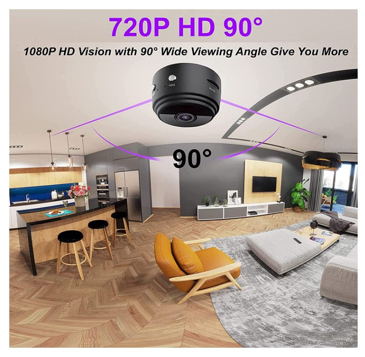 MINI CAMARA DE SEGURIDAD CON WIFI Y VISION NOCTURNA C