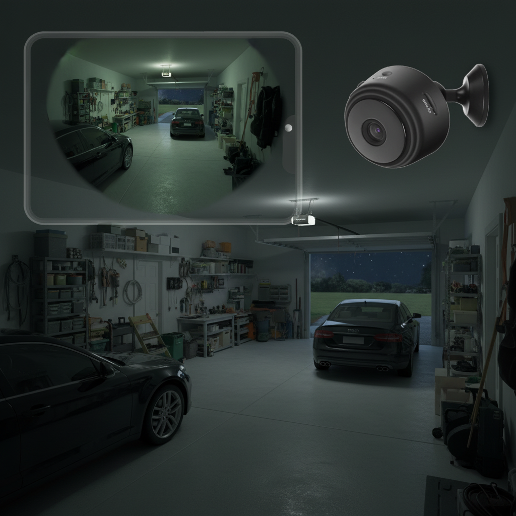 MINI CAMARA DE SEGURIDAD CON WIFI Y VISION NOCTURNA C