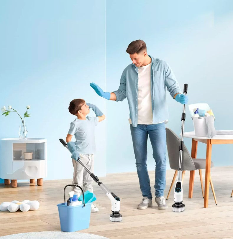 NUEVO CEPILLO DE LIMPIEZA ELÉCTRICO 9 EN 1